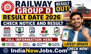 Railway Group D Result Date 2026