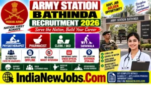 Army Station Bathinda Vacancy 2026