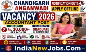 Chandigarh Anganwadi Vacancy 2026