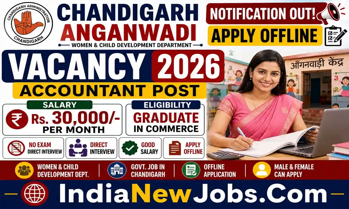 Chandigarh Anganwadi Vacancy 2026
