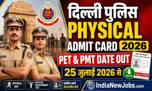 Delhi Police Physical Admit Card 2026