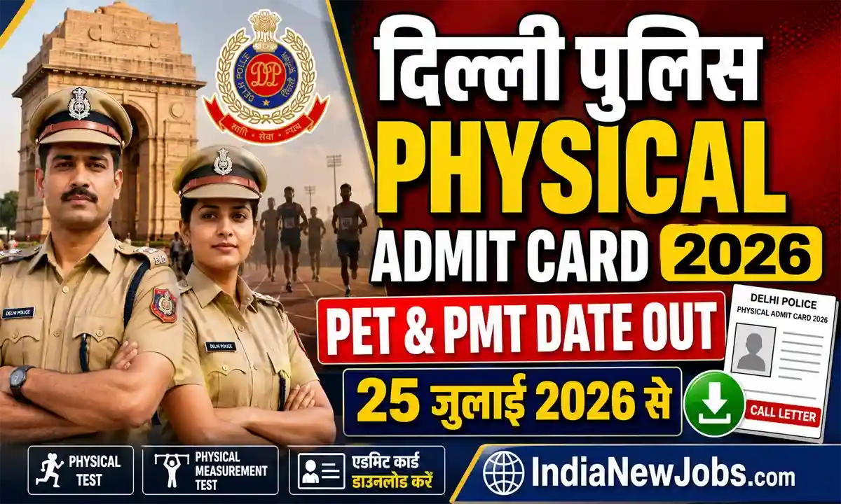 Delhi Police Physical Admit Card 2026