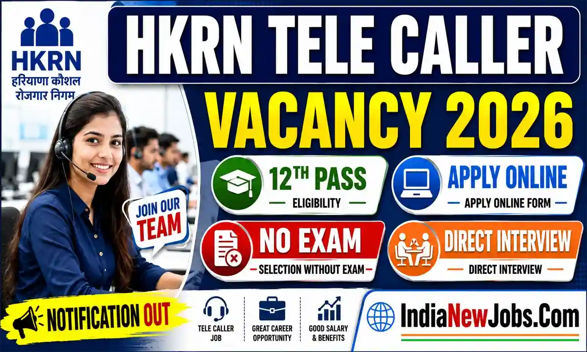 HKRN Tele Caller Vacancy 2026