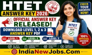 HTET Answer Key 2026