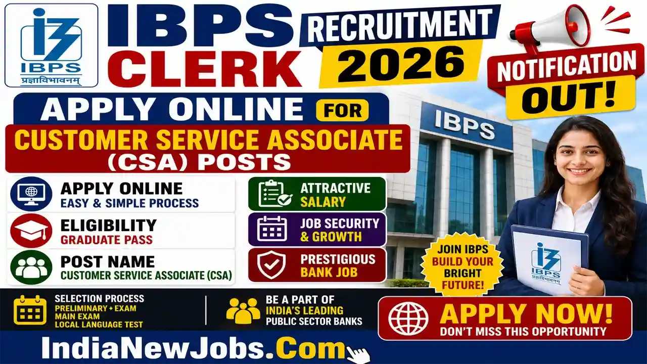 IBPS Clerk Recruitment 2026