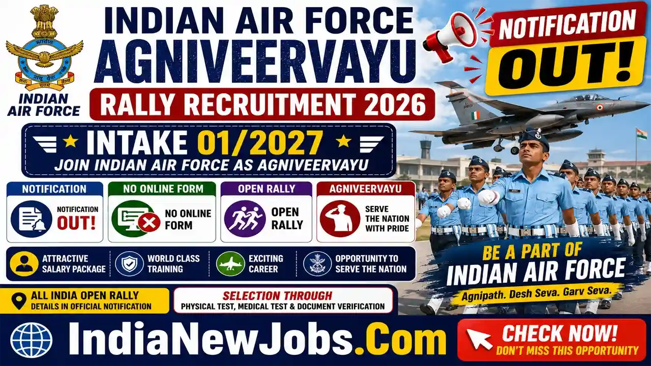 Indian Air Force Agniveervayu Rally 2026