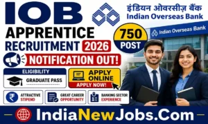 Indian Overseas Bank Apprentice Recruitment 2026