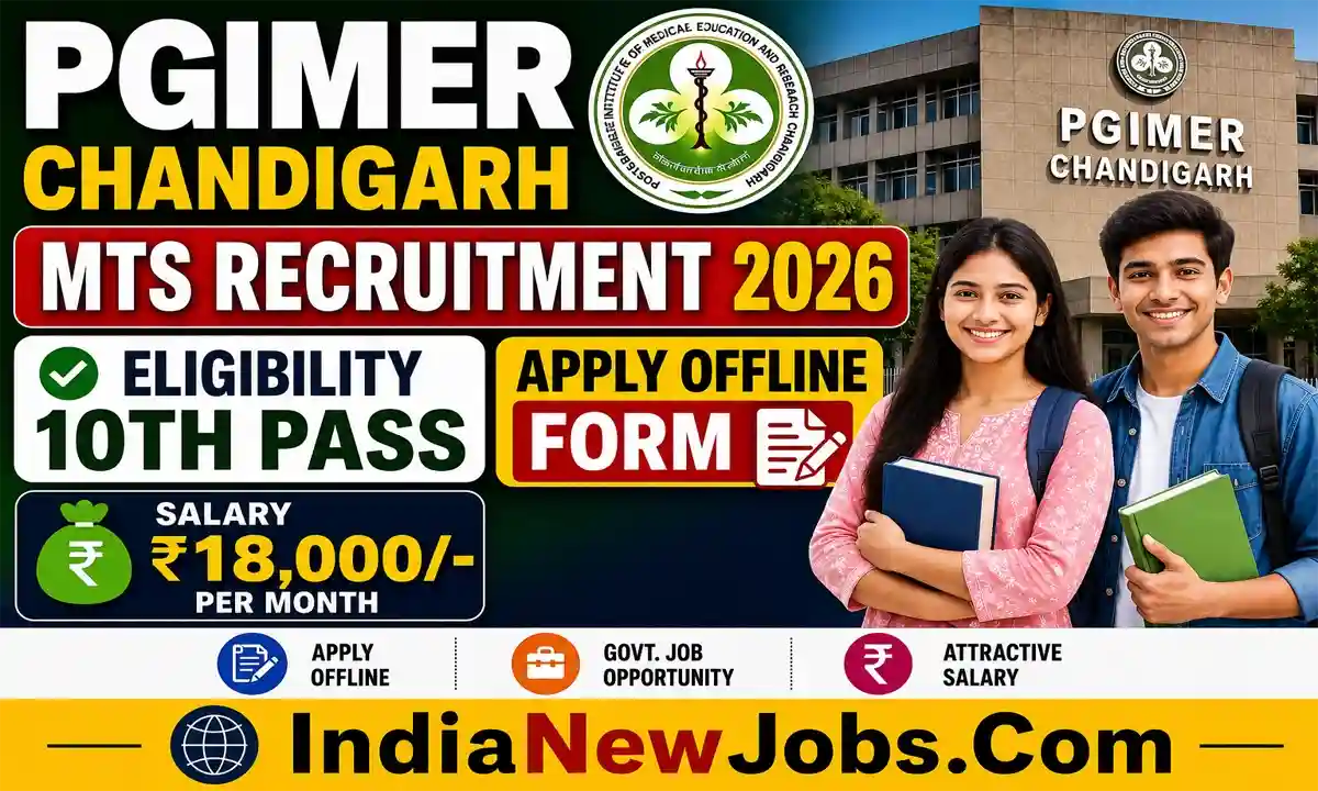PGI Chandigarh MTS Recruitment 2026