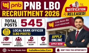 PNB LBO Recruitment 2026
