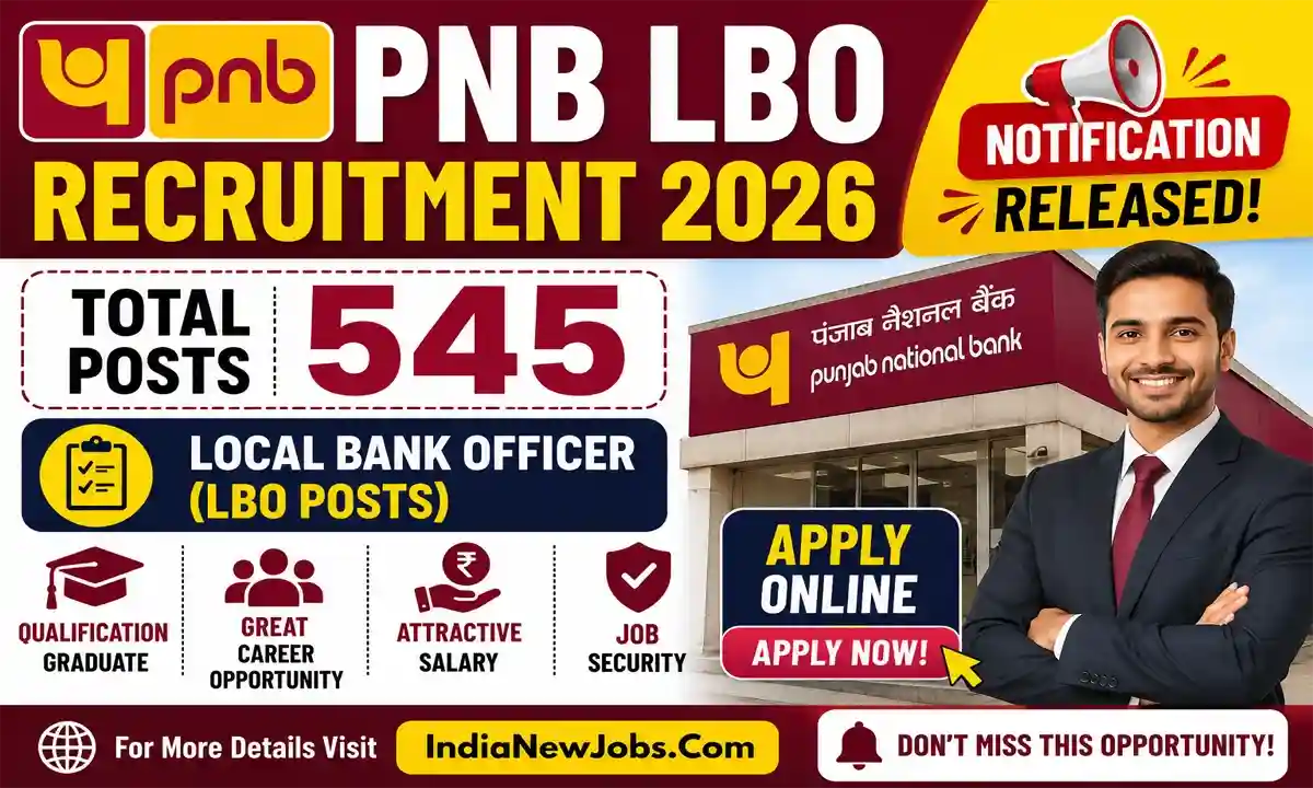 PNB LBO Recruitment 2026
