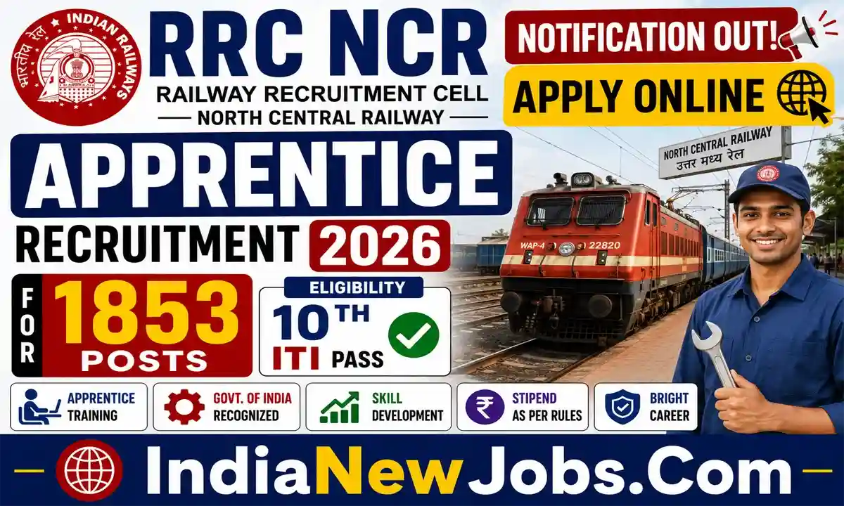 RRC NCR Apprentice Recruitment 2026
