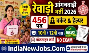 Rewari Anganwadi Vacancy 2026