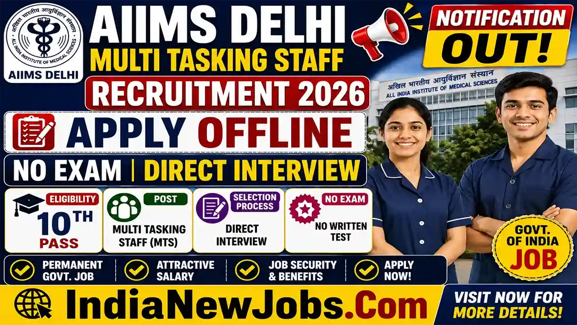 AIIMS Delhi MTS Vacancy 2026