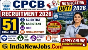 CPCB Recruitment 2026