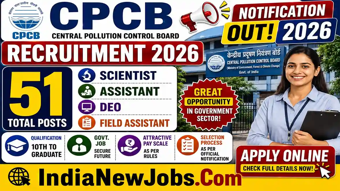 CPCB Recruitment 2026