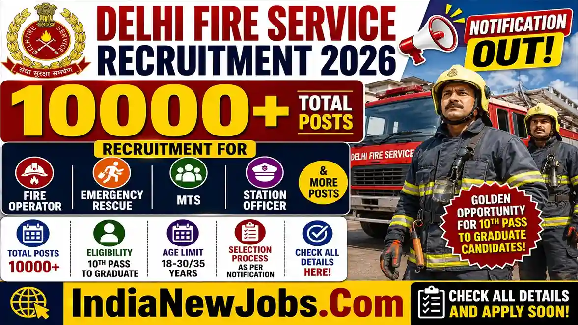 Delhi Fire Service Vacancy 2026