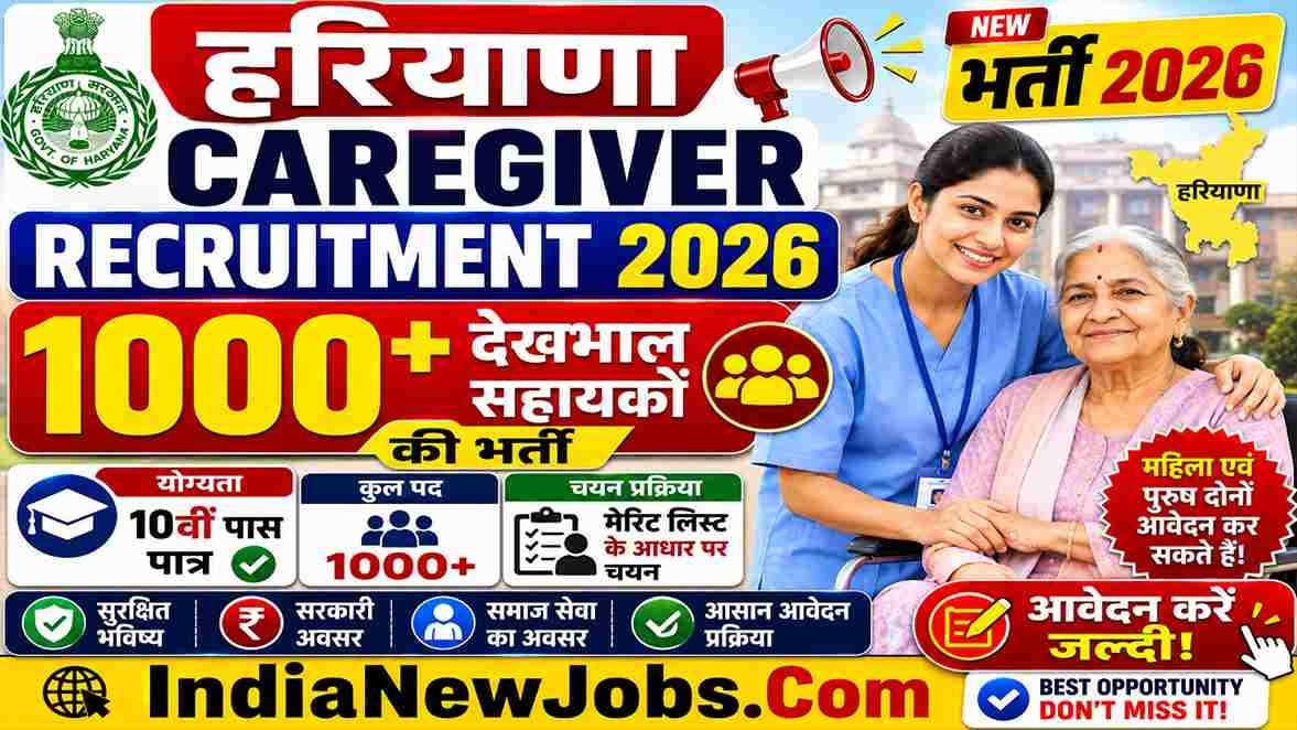 Haryana Caregiver Recruitment 2026