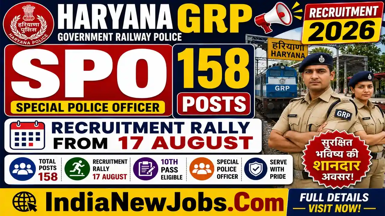 Haryana GRP SPO Recruitment 2026