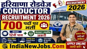 Haryana Roadways Conductor Vacancy 2026