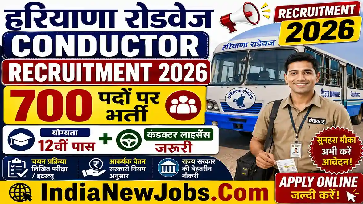 Haryana Roadways Conductor Vacancy 2026