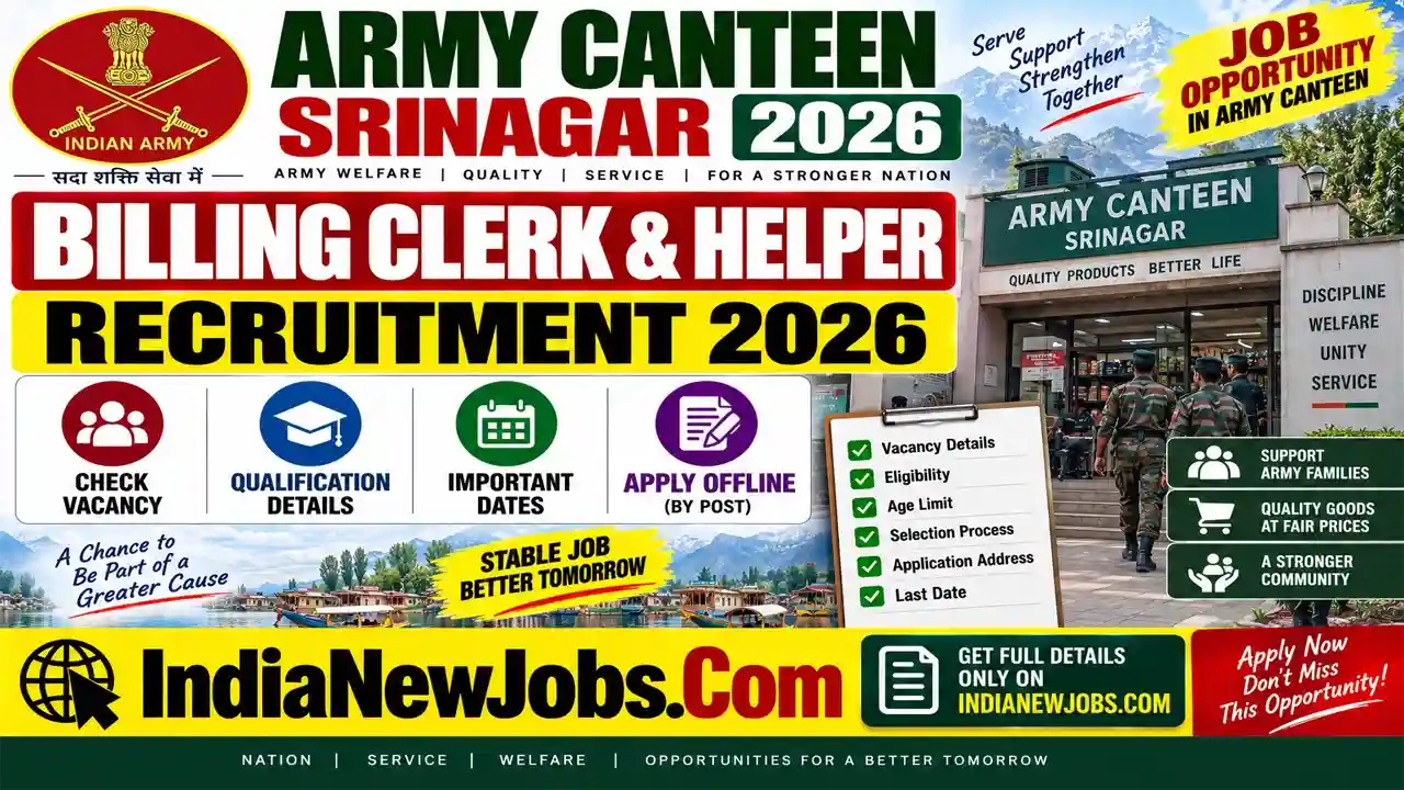 Army Canteen Srinagar 2026