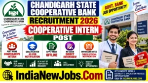 Chandigarh Cooperative Bank Recruitment 2026