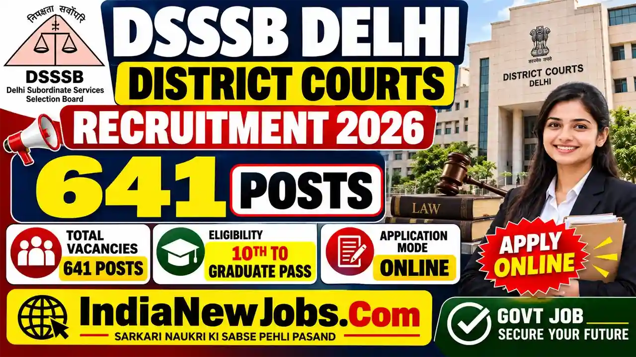 DSSSB Delhi District Courts Recruitment 2026