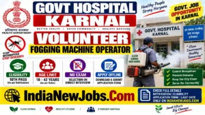 Govt Hospital Karnal Vacancy 2026