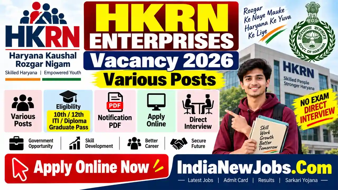 HKRN Enterprises Vacancy 2026 Various Posts Notification and Online Form