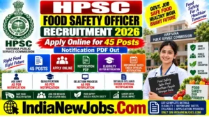 HPSC Food Safety Officer Recruitment 2026