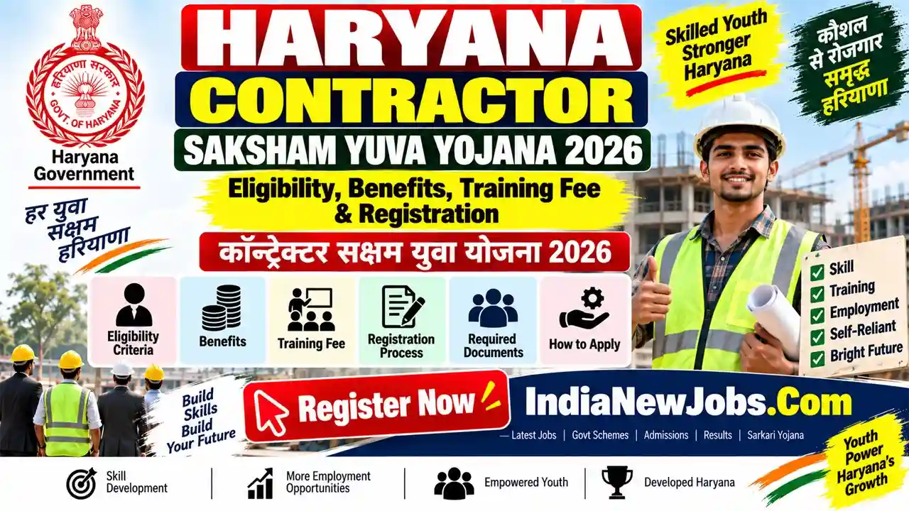 Haryana Contractor Saksham Yuva Yojana 2026