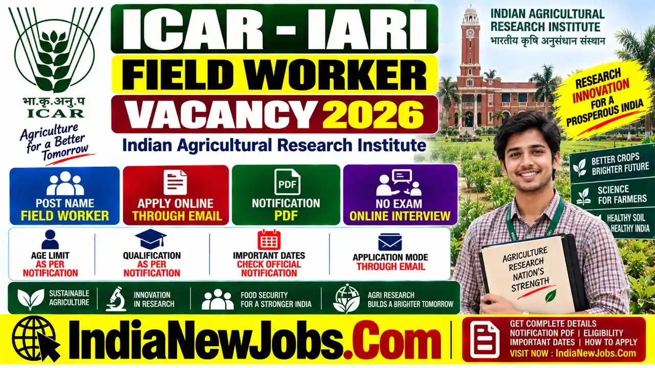 ICAR IARI Field Worker Vacancy 2026