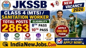 JKSSB Class IV Recruitment 2026