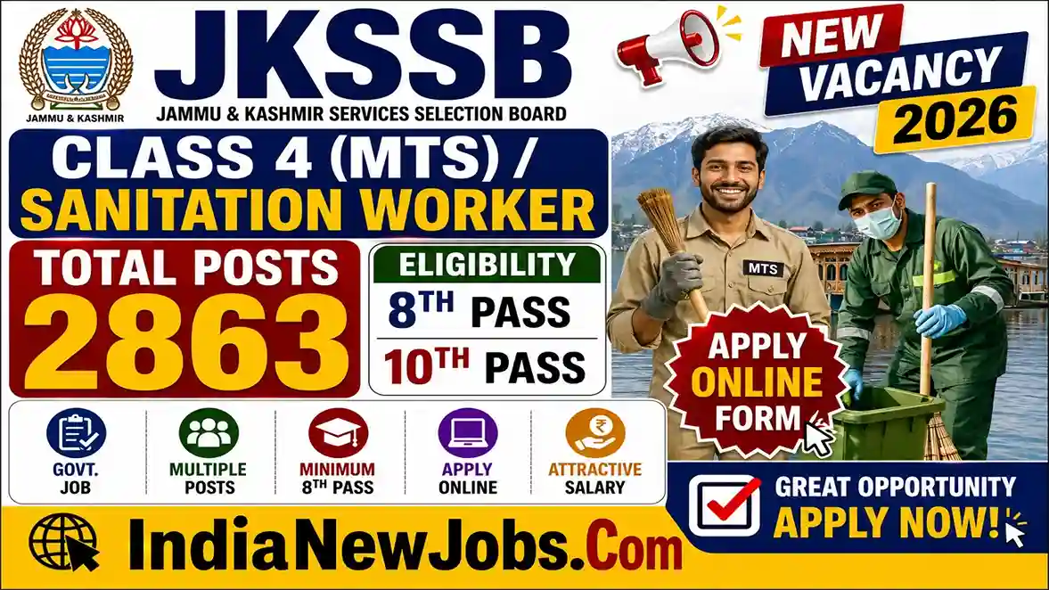 JKSSB Class IV Recruitment 2026