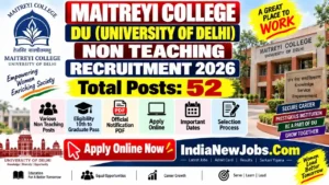 Maitreyi College DU Vacancy 2026