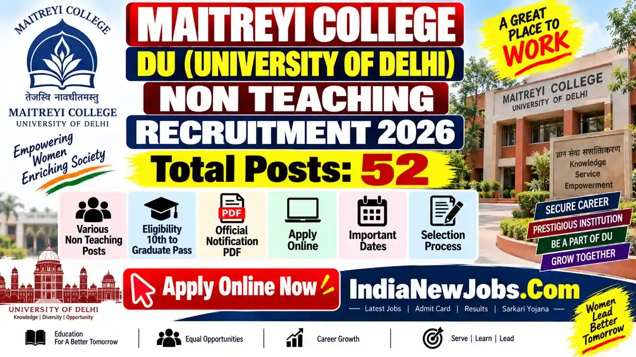 Maitreyi College DU Vacancy 2026