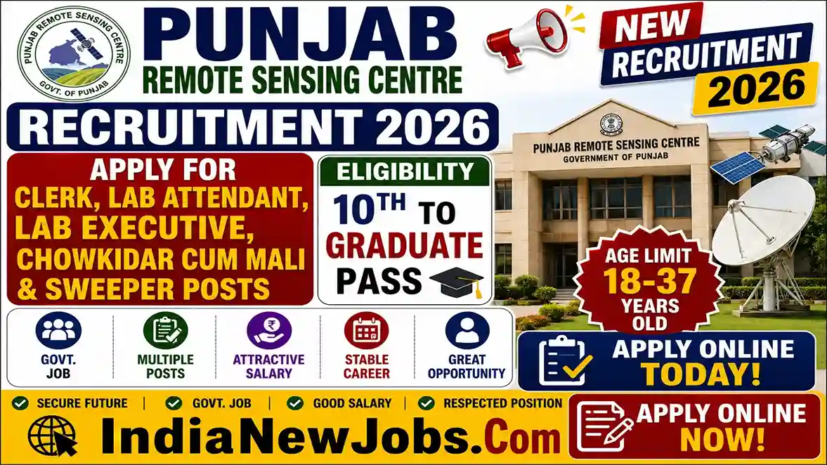 PRSC Recruitment 2026