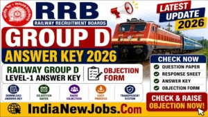 RRB Group D Answer Key 2026