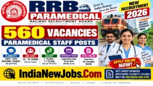 RRB Paramedical Recruitment 2026