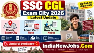 SSC CGL Exam City 2026