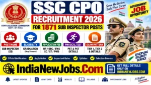 SSC CPO Recruitment 2026 Notification