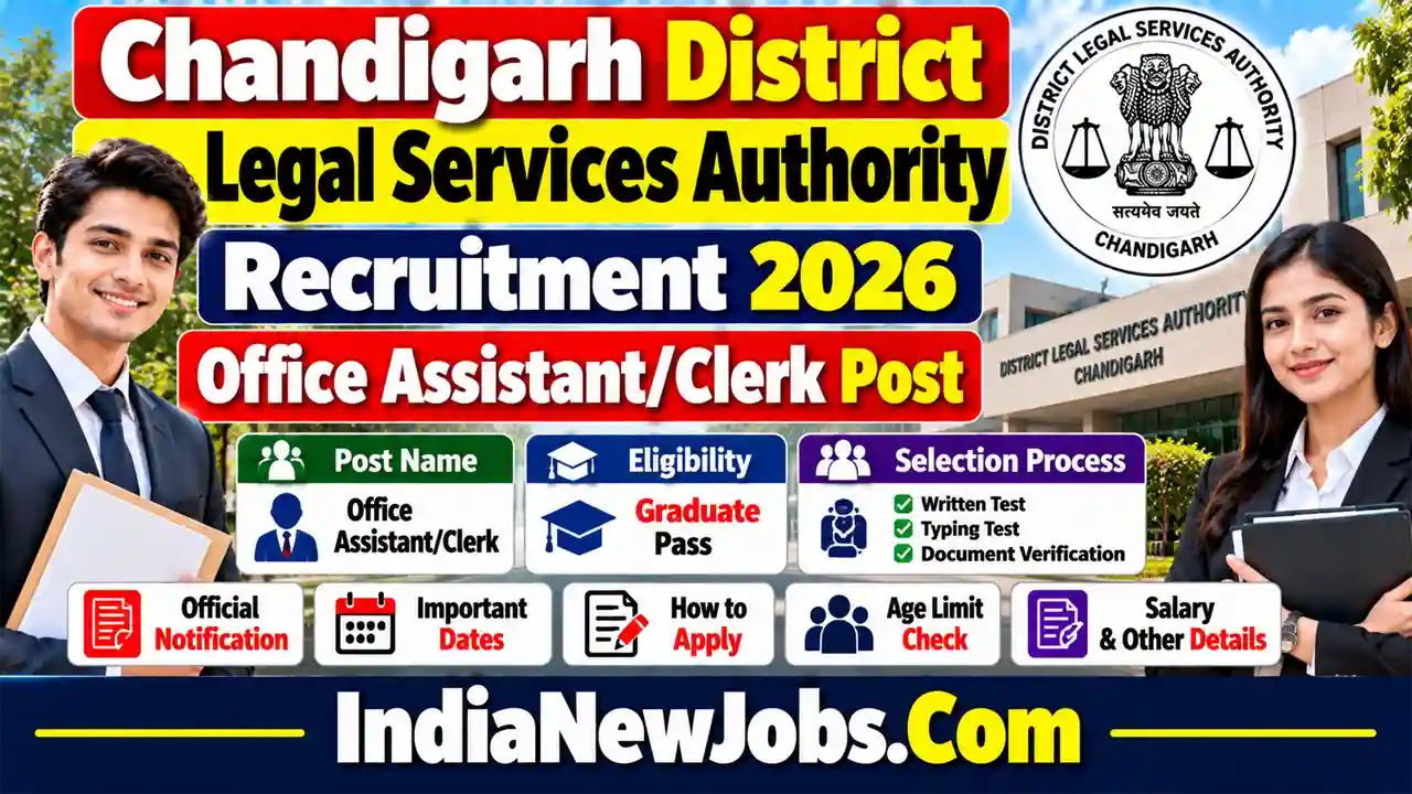 Chandigarh DLSA Clerk Recruitment 2026