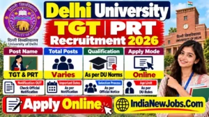 Delhi University TGT PRT Recruitment 2026