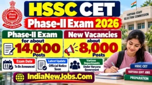 HSSC CET Phase-II Exam 2026
