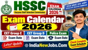 HSSC Exam Calendar 2026