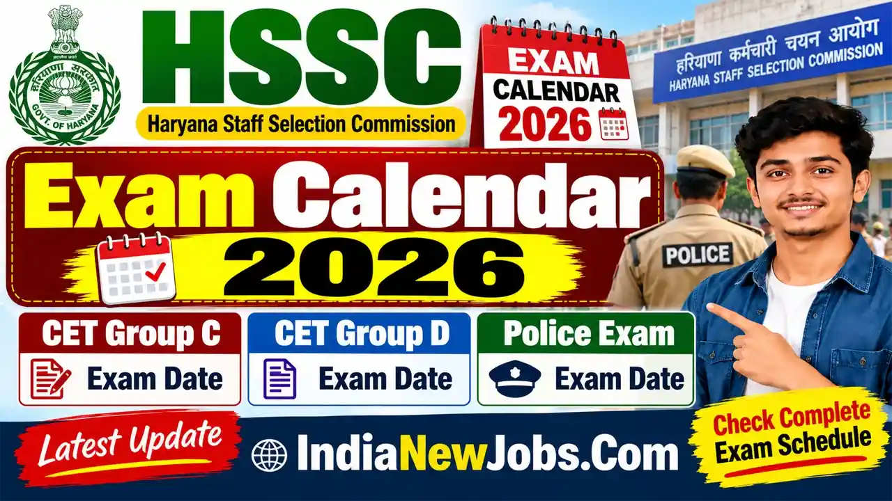 HSSC Exam Calendar 2026