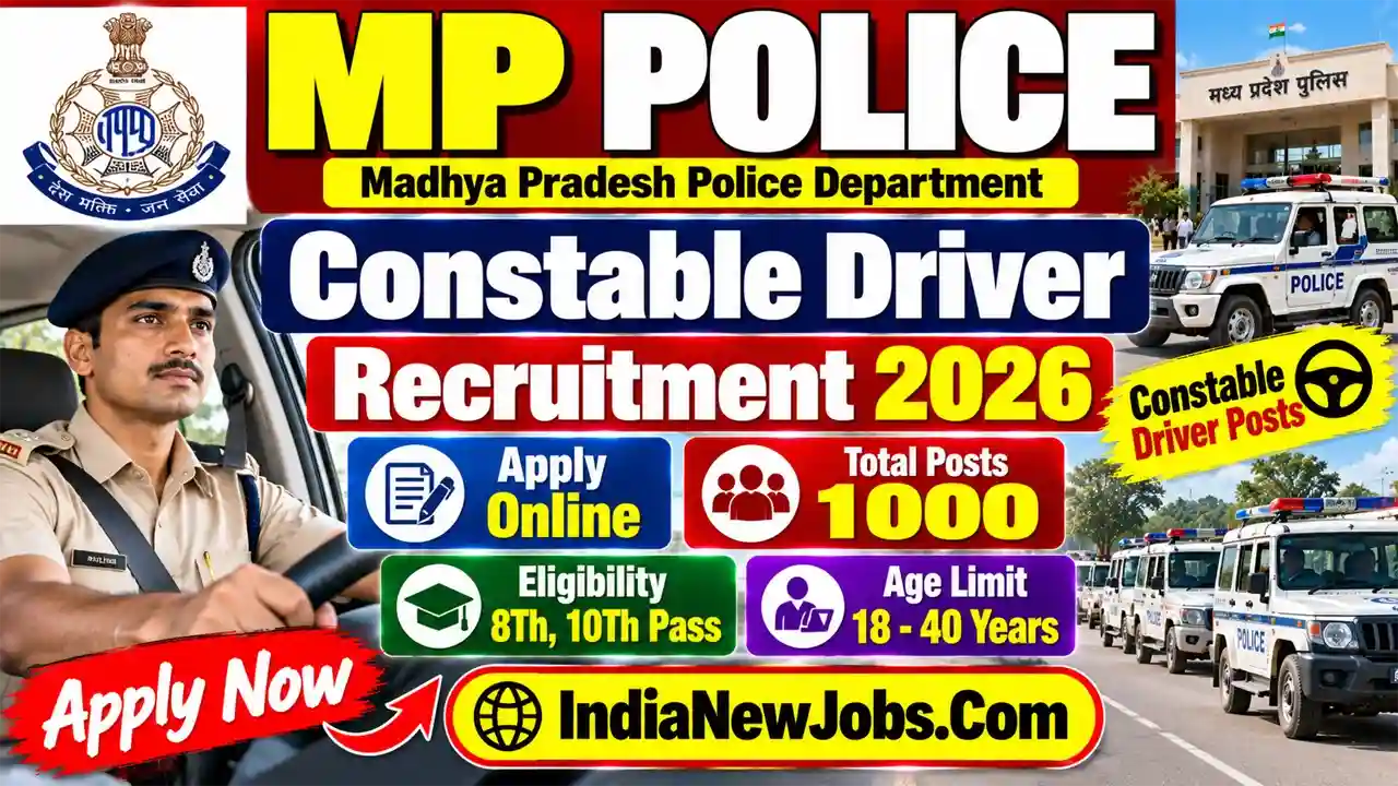 MP Police Constable Driver Bharti 2026