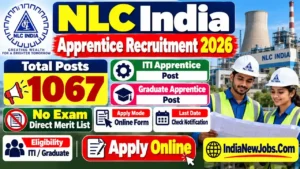 NLC India Apprentice Recruitment 2026
